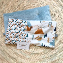 Bouillotte sèche aux graines de lin - Eventails Oranges - Little-Bird and  Co - Achat en ligne - Jaines