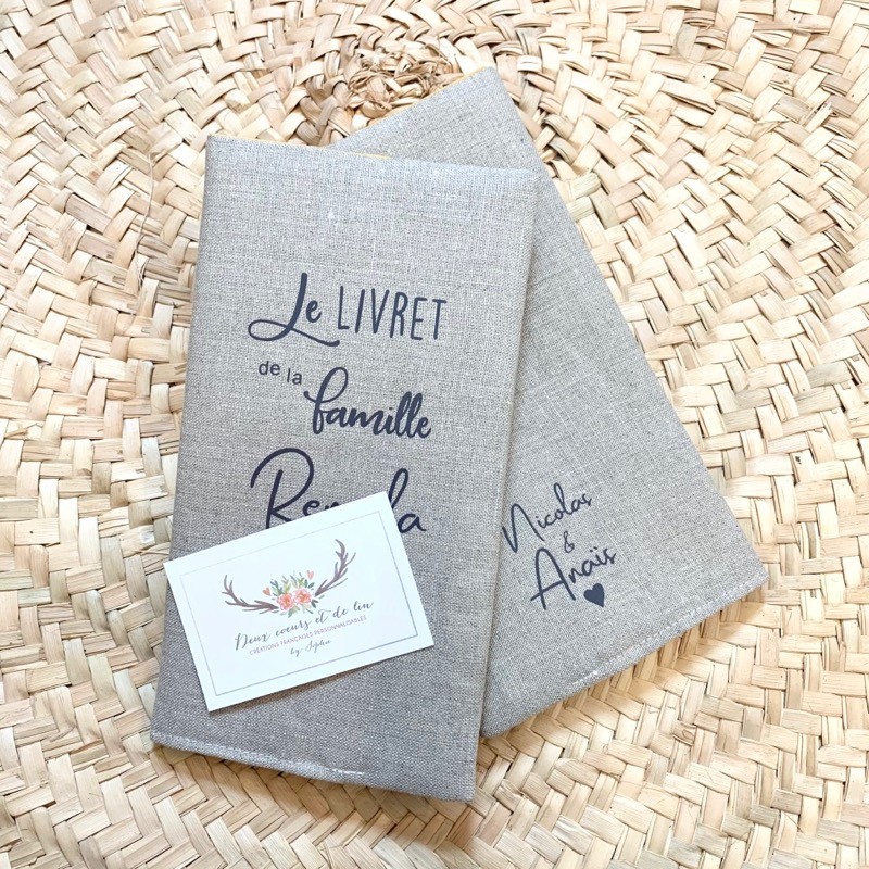 Protège Livret De Famille Personnalisé Orange