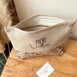 Trousse de toilette L'éveil de la jungle minky caramel