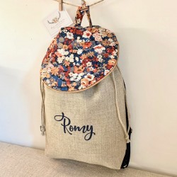 Sac à main fille personnalisé Liberty B rose, sac danse, piscine,  plage, cadeau sac fillette -  France